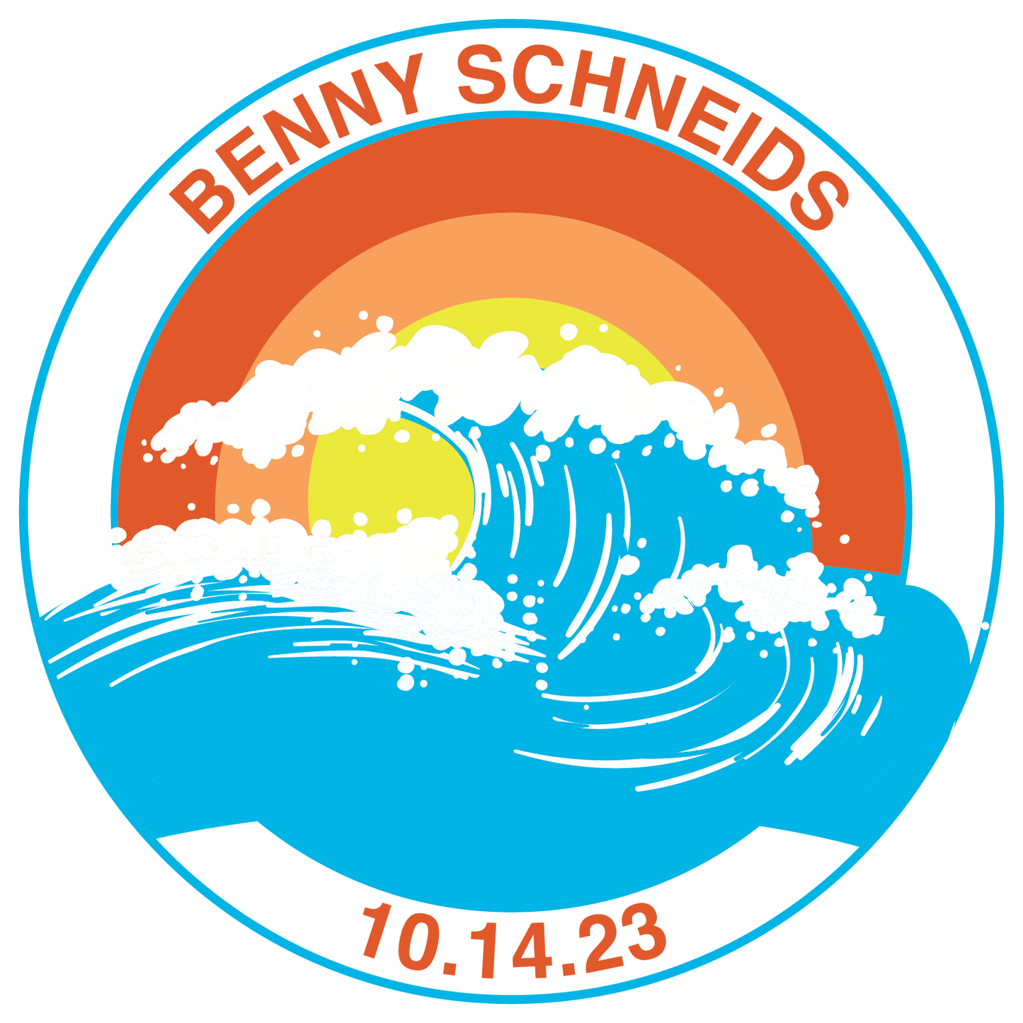Surf Nation Bar Mitzvah Logo Design