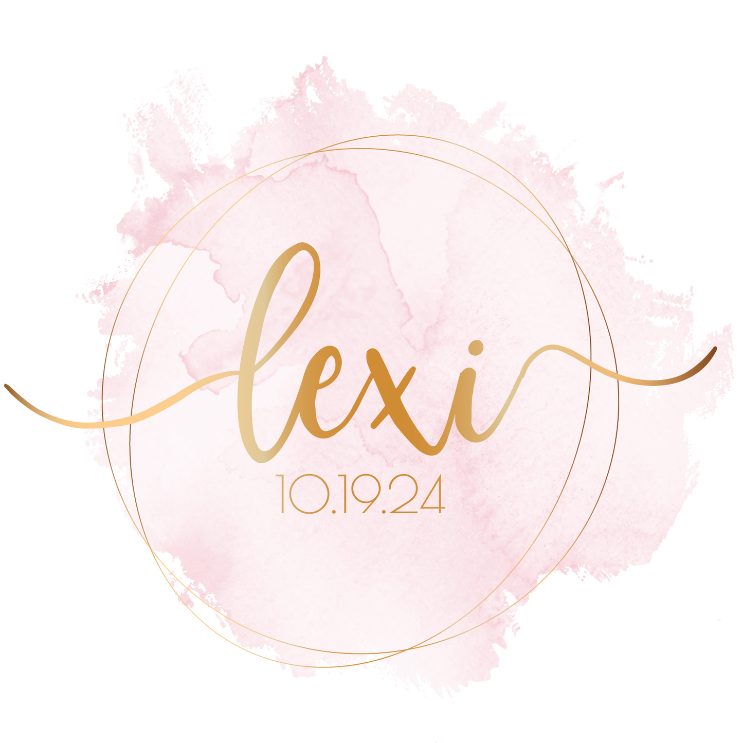 Clean Water - Watercolor Bat Mitzvah Logo