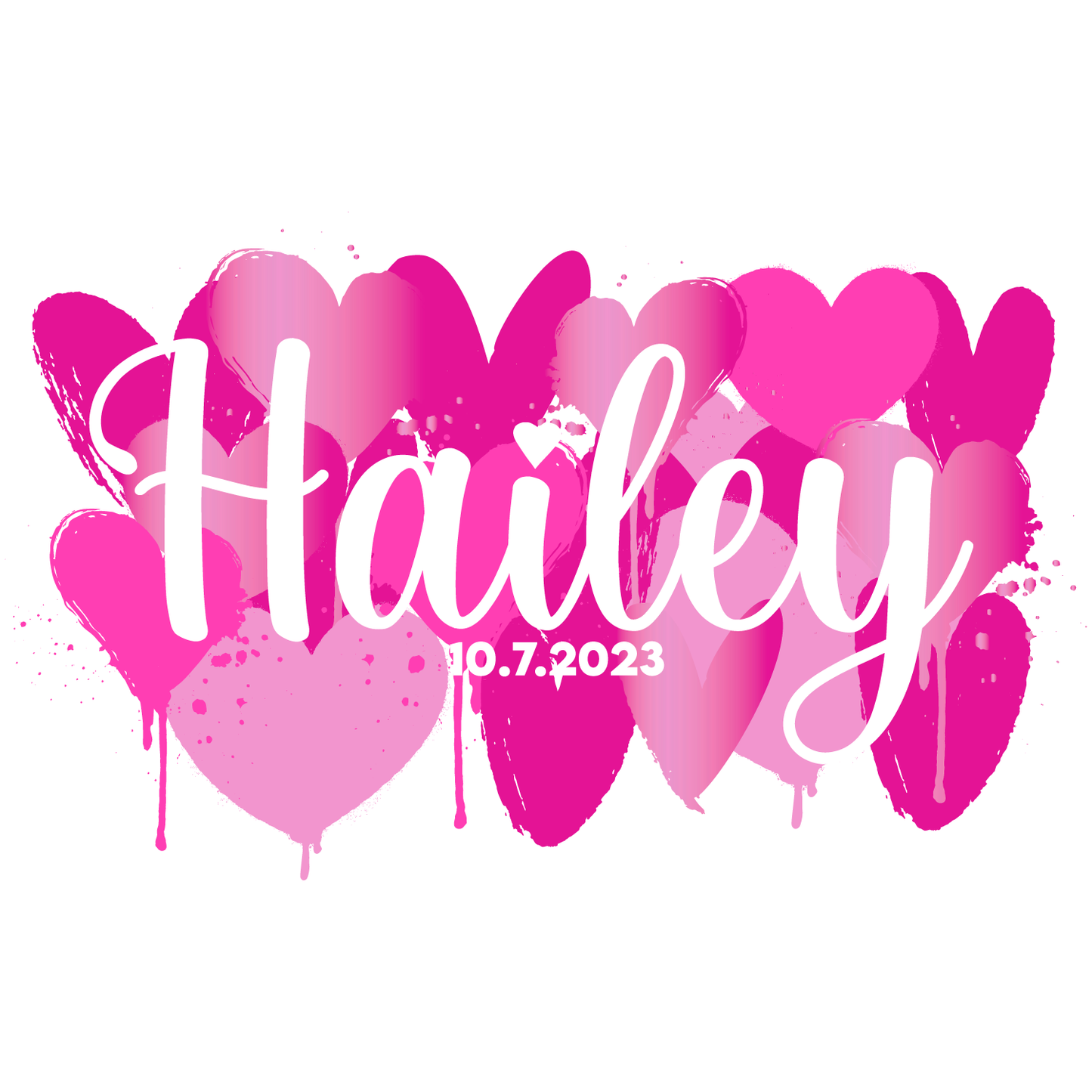 Love Is Heart Bat Mitzvah Logo Design