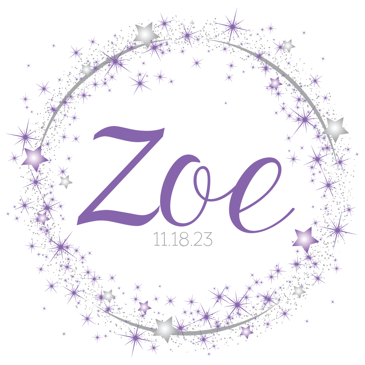 Twinkle Twinkle - Star Bat Mitzvah Logo Design
