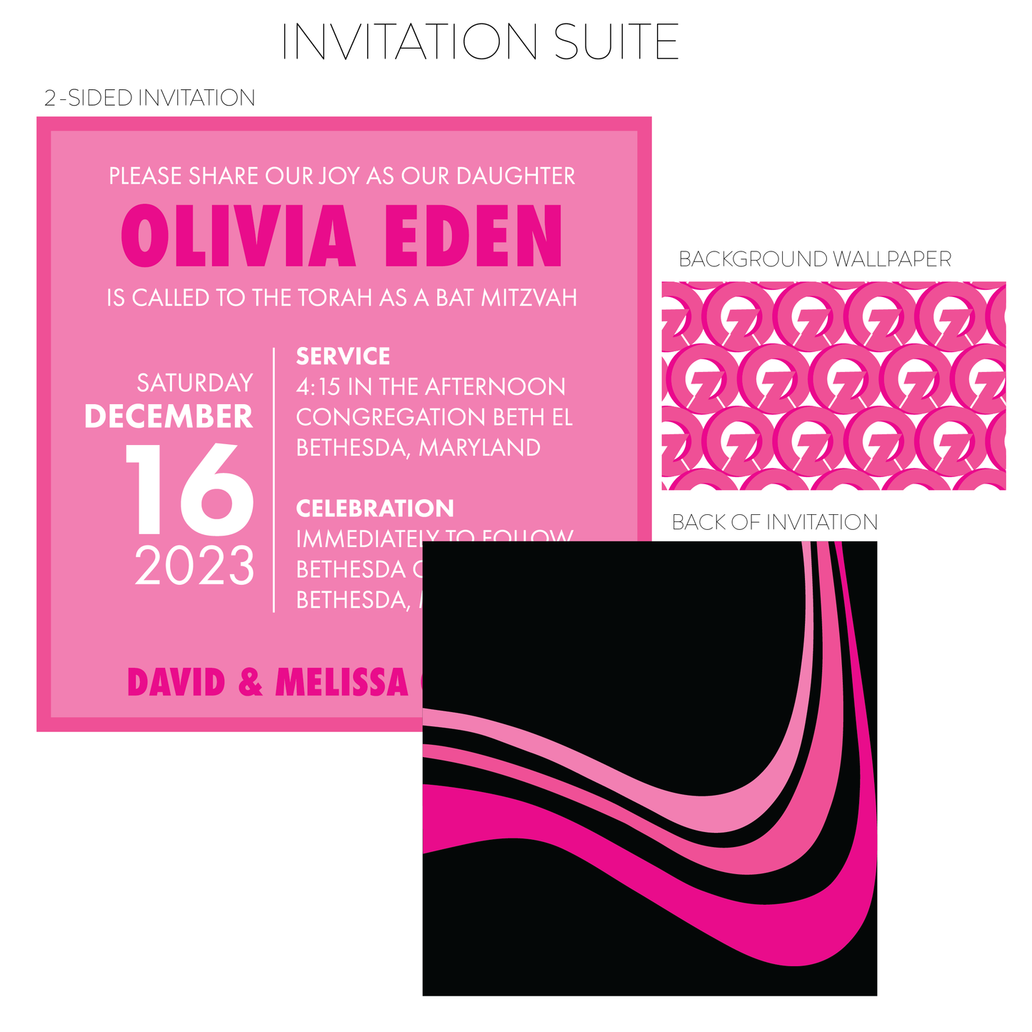 2-SIDED DIGITAL INVITATION/SAVE THE DATE