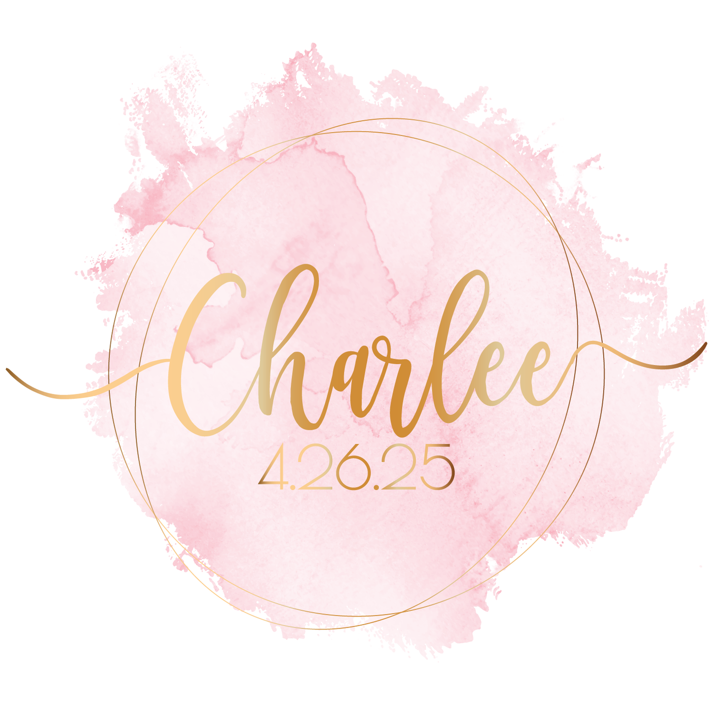 Clean Water - Watercolor Bat Mitzvah Logo