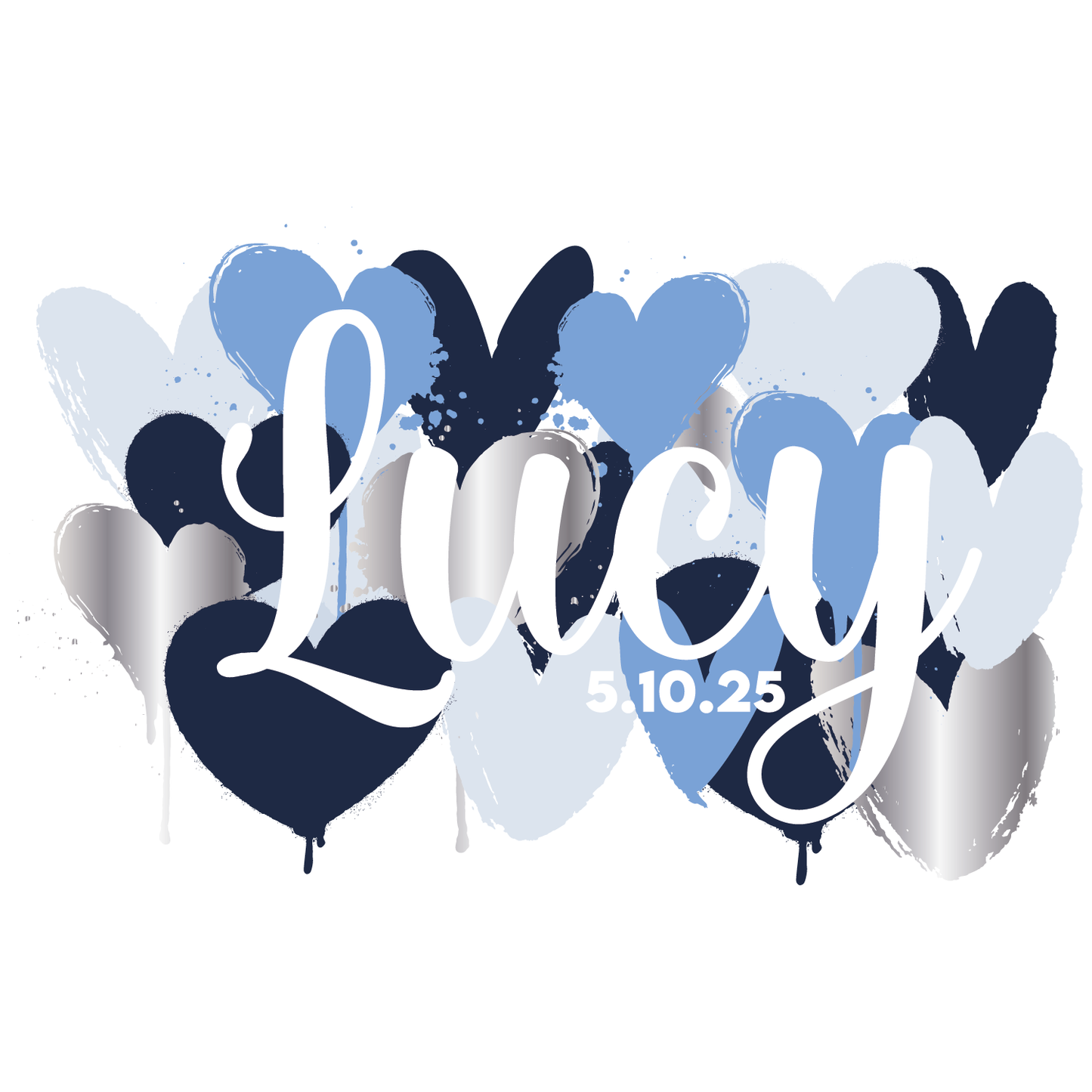 Love Is Heart Bat Mitzvah Logo Design