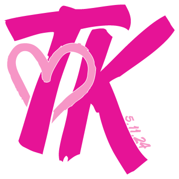 portfolioimg_heart xoxo Bat Mitzvah Logo Design Pink