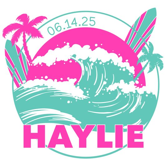 Beach This Way - Surf Bar and Bat Mitzvah Logo