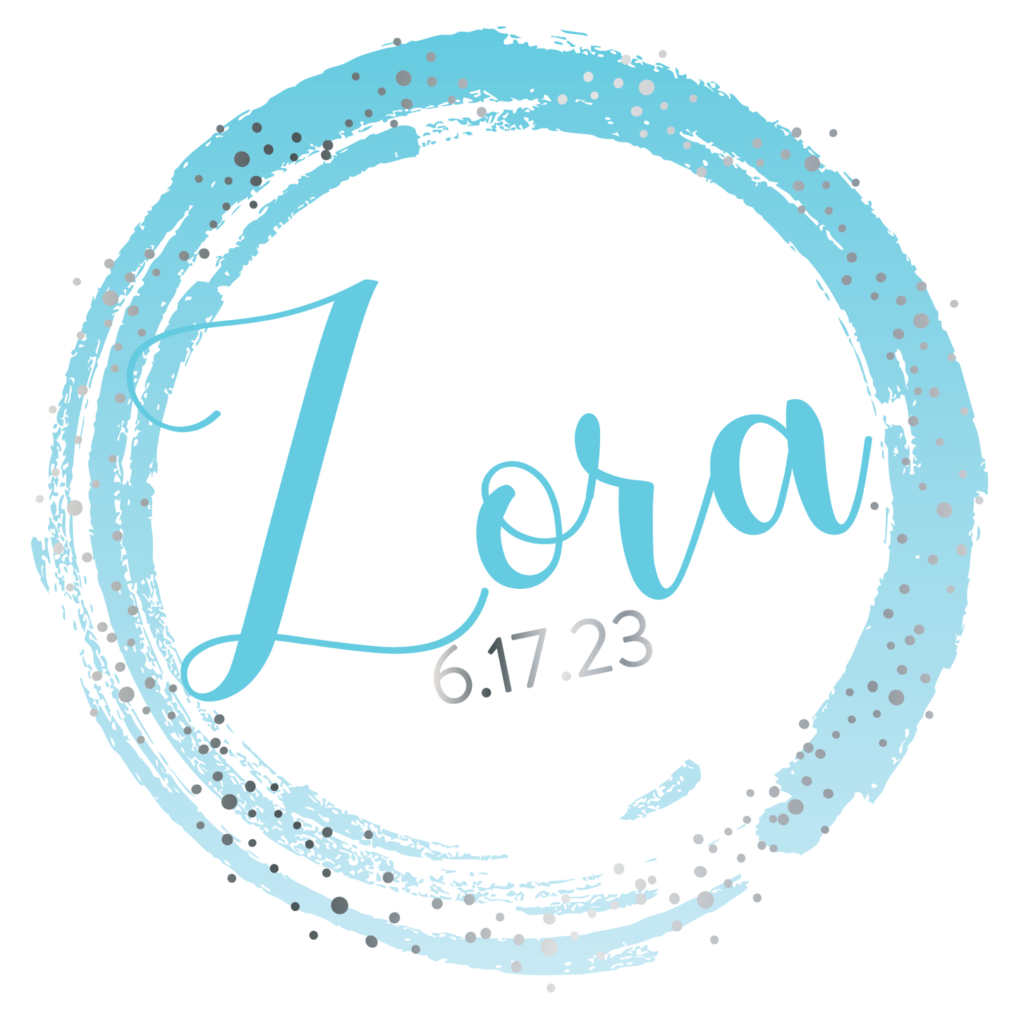 Spotted Gold Bat Mitzvah Logo Design