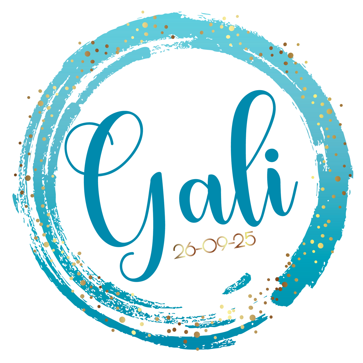 Spotted Gold Bat Mitzvah Logo Design