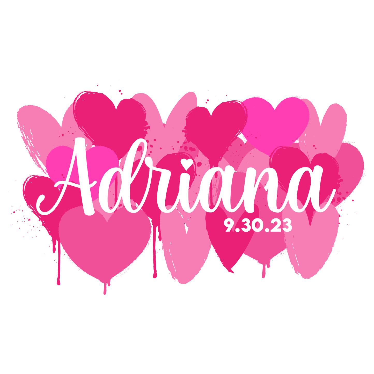 Love Is Heart Bat Mitzvah Logo Design