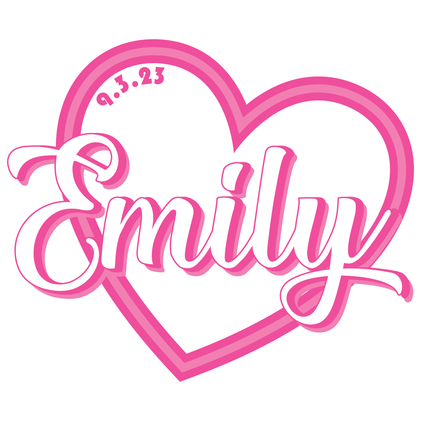 Heart On My Sleeve Bat Mitzvah Logo Design