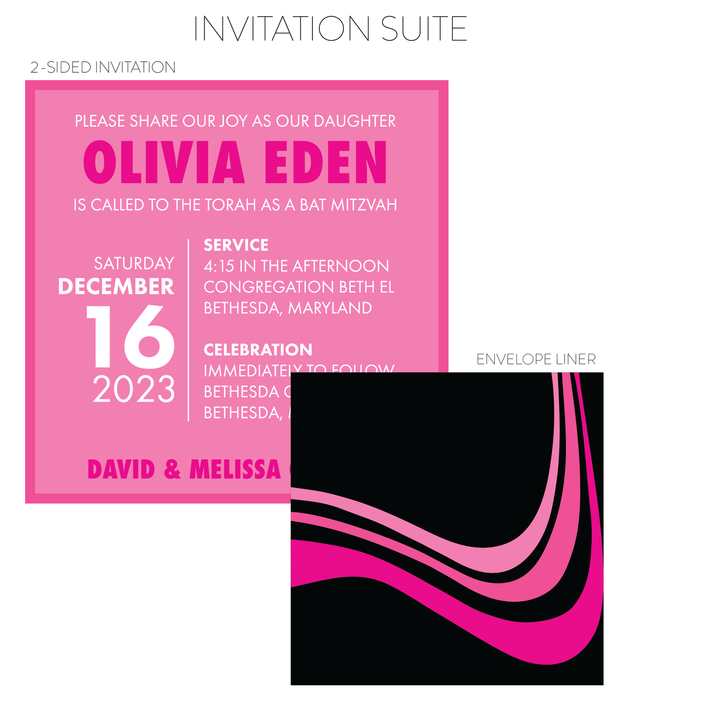 1-SIDED DIGITAL INVITATION/SAVE THE DATE