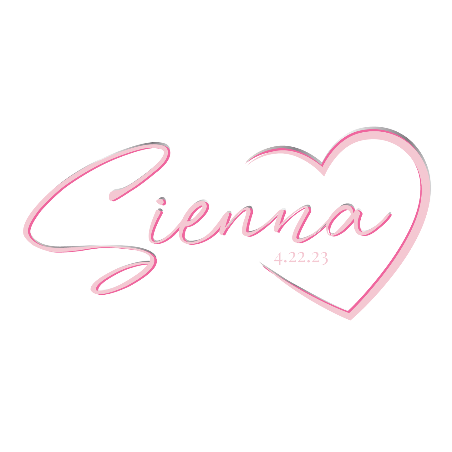 Happy Heart Bat Mitzvah Logo Design