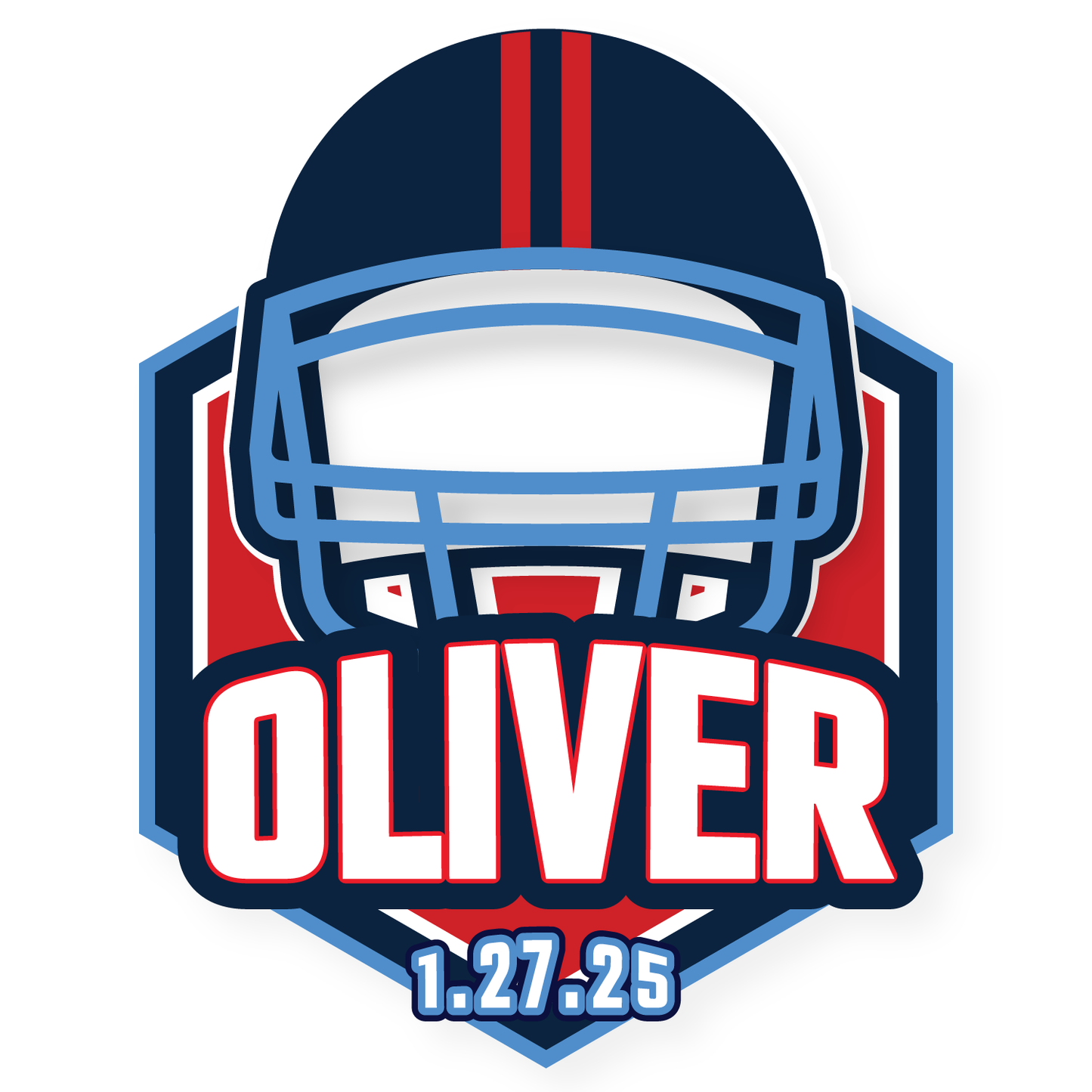 Heads Up Football Bar and Bat Mitzvah Logo