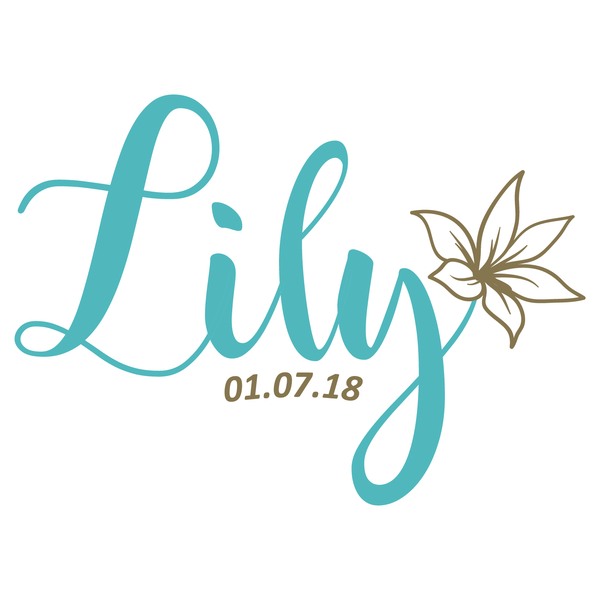 portfolioimg_Lily Flower Bat Mitzvah Logo Design