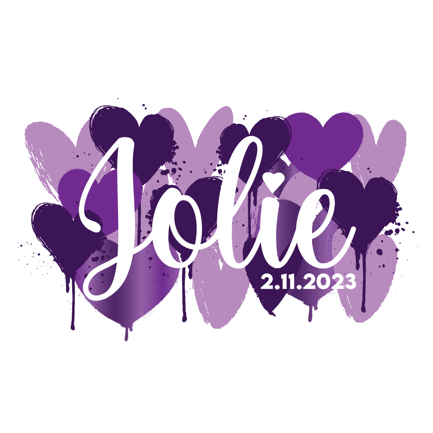 Love Is Heart Bat Mitzvah Logo Design