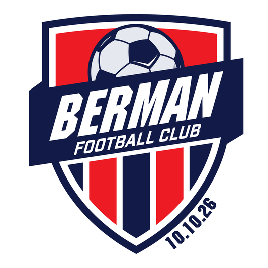 Soccer Badge Bar and Bat Mitzvah Logo Design