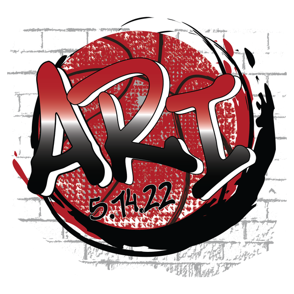 portfolioimg_Graffiti Basketball Bar Mitzvah Logo design
