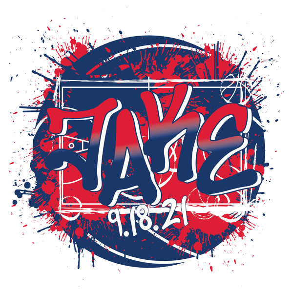 portfolioimg_Graffiti Basketball Bar Mitzvah Logo