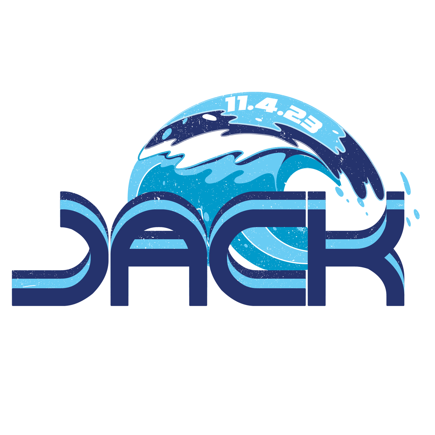 Hang Loose Surf Beach Bar and Bat Mitzvah Logo