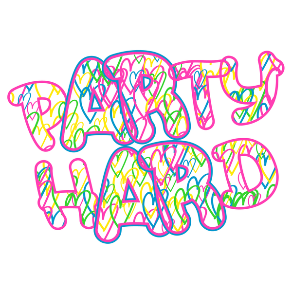portfolioimg_Party Hard Heart Bat Mitzvah Logo