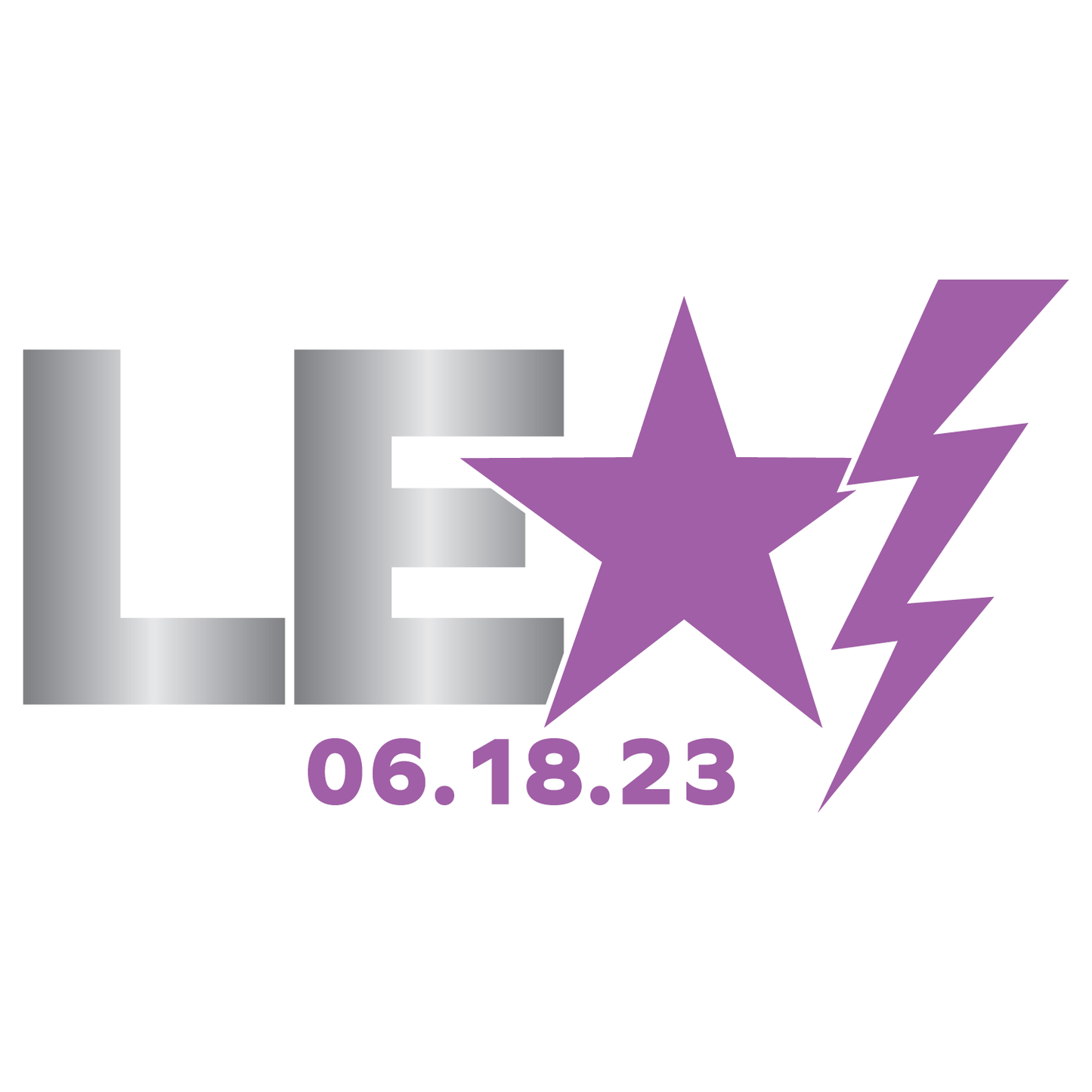 Lightning Star is Born Bat Mitzvah Logo Design
