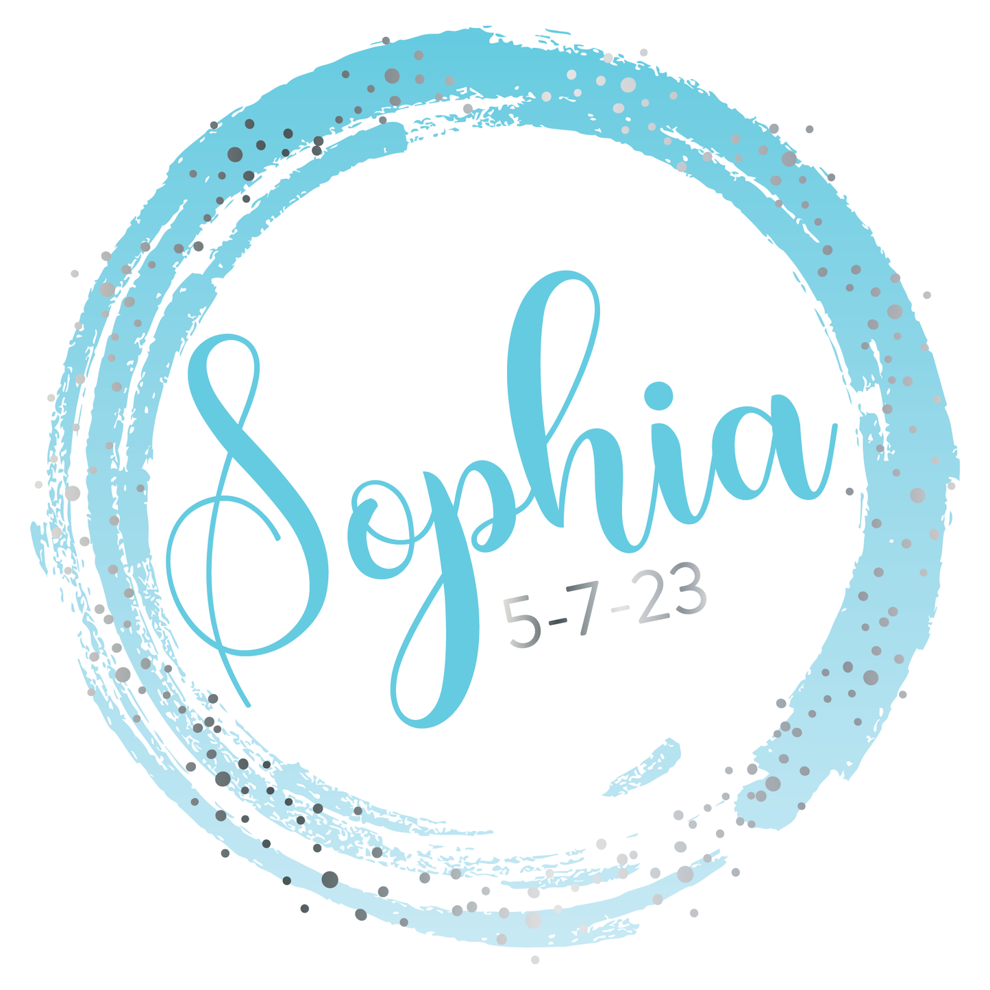 Spotted Gold Bat Mitzvah Logo Design