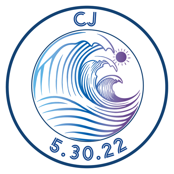 portfolioimg_Beach Wave Custom Mitzvah Logo Design