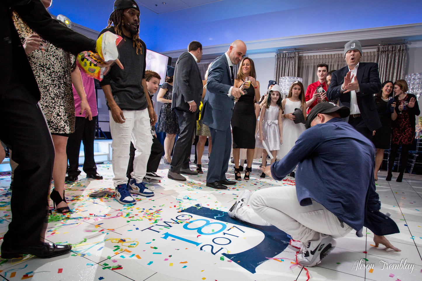 52" Bar and Bat Mitzvah Dance Floor Decal