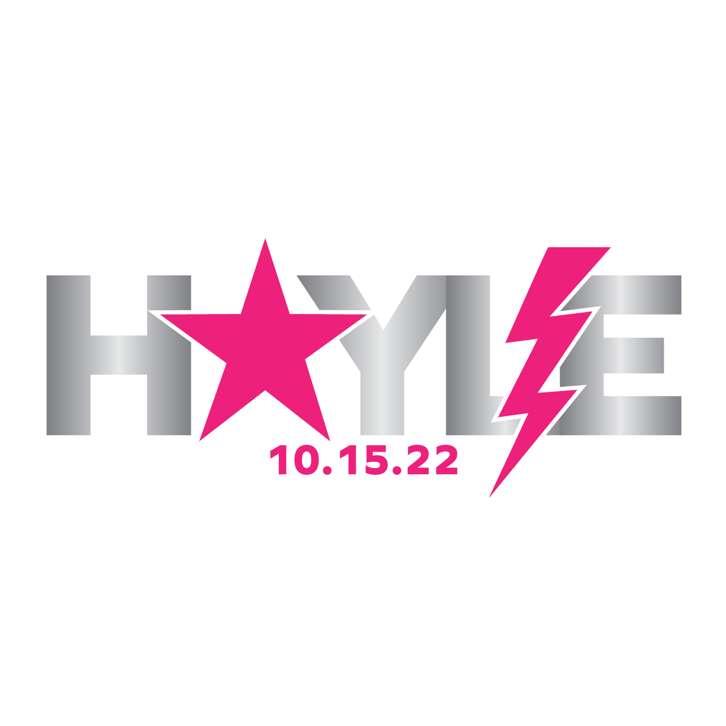 Lightning Star is Born Bat Mitzvah Logo Design