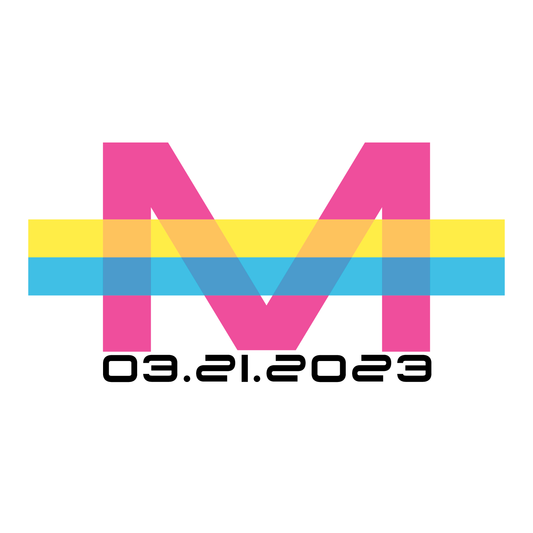 neon modern bat and bar mitzvah logo