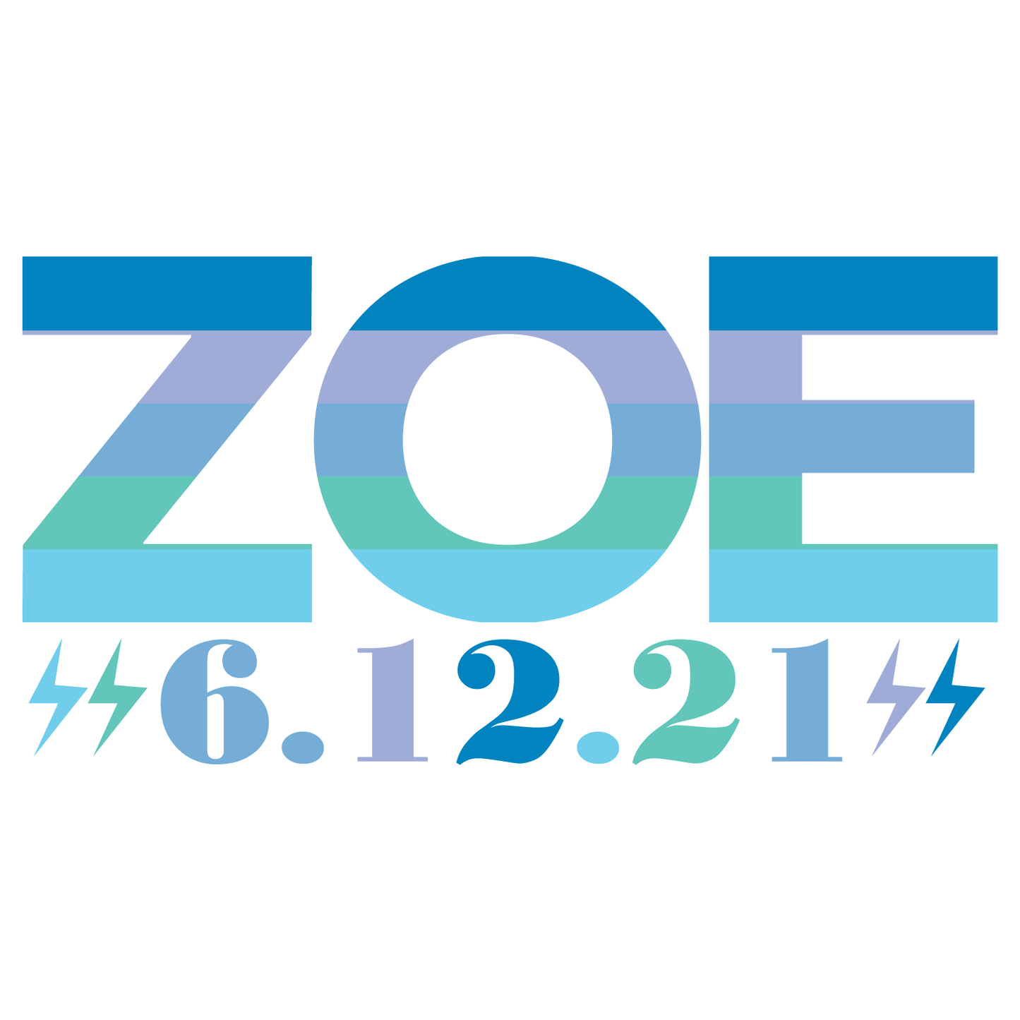 Sunset Nation Bat Mitzvah Logo Design