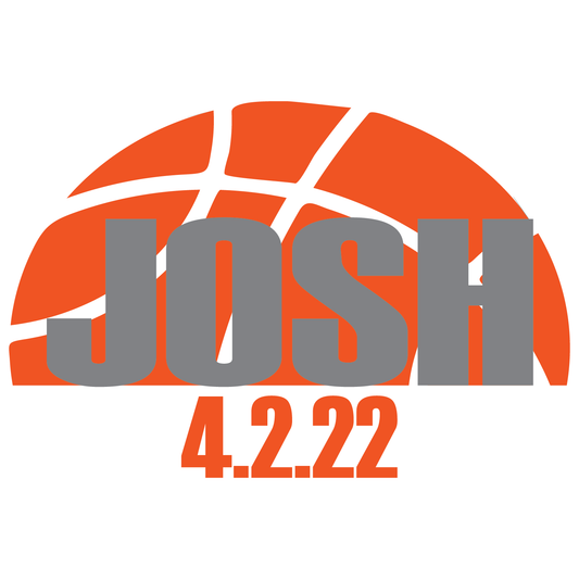 Hoop Dreams - Basketball Bar and Bat Mitzvah Logo Design