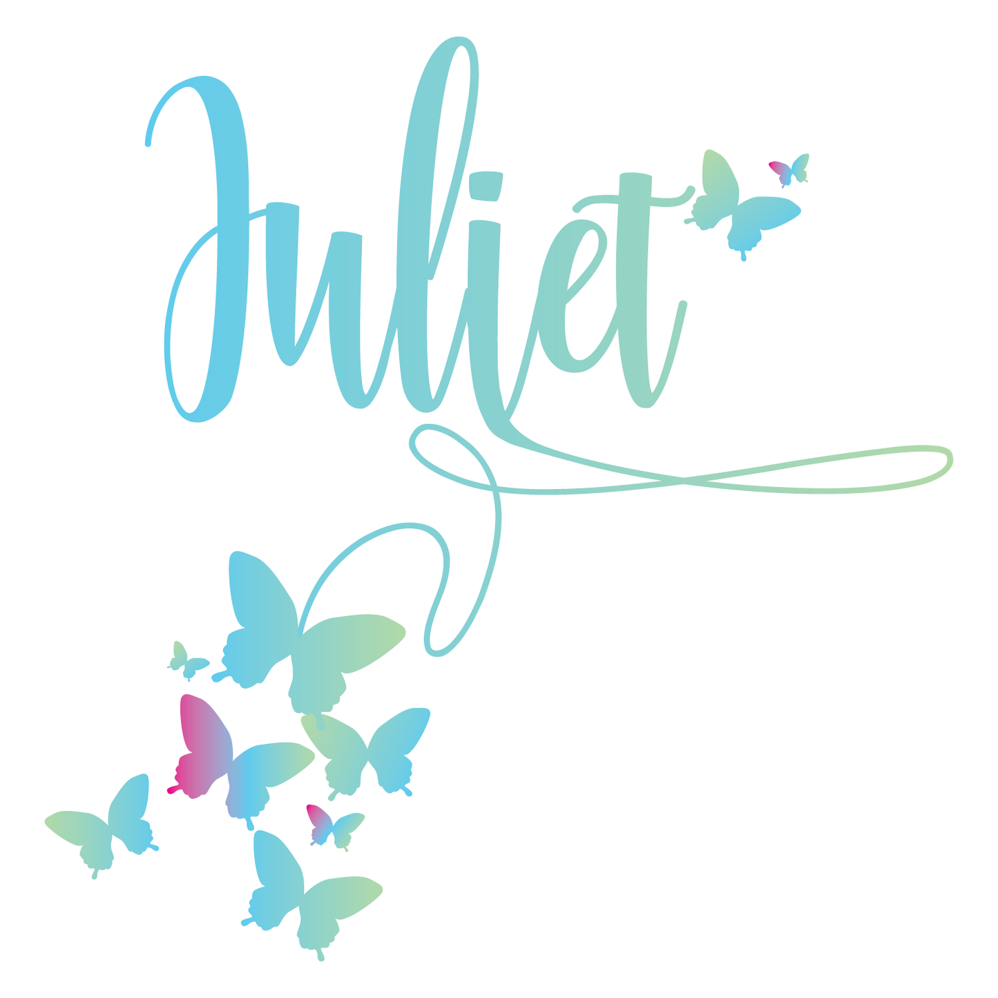 Butterfly Bat Mitzvah Logo