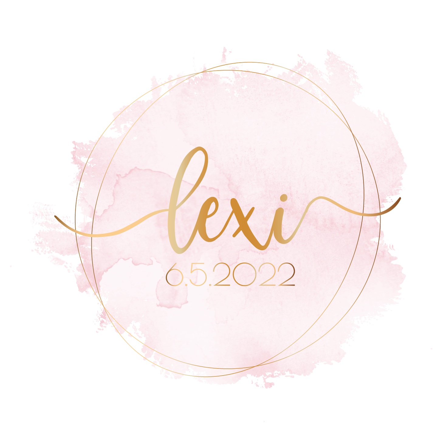 Clean Water - Watercolor Bat Mitzvah Logo
