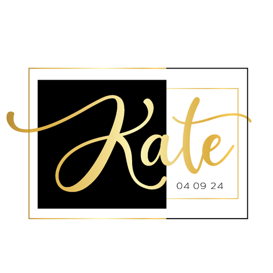Deco Gold Bar and Bat Mitzvah Logo Design