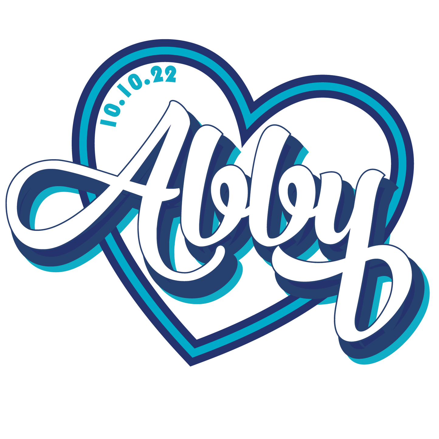 Heart Bat Mitzvah Logo