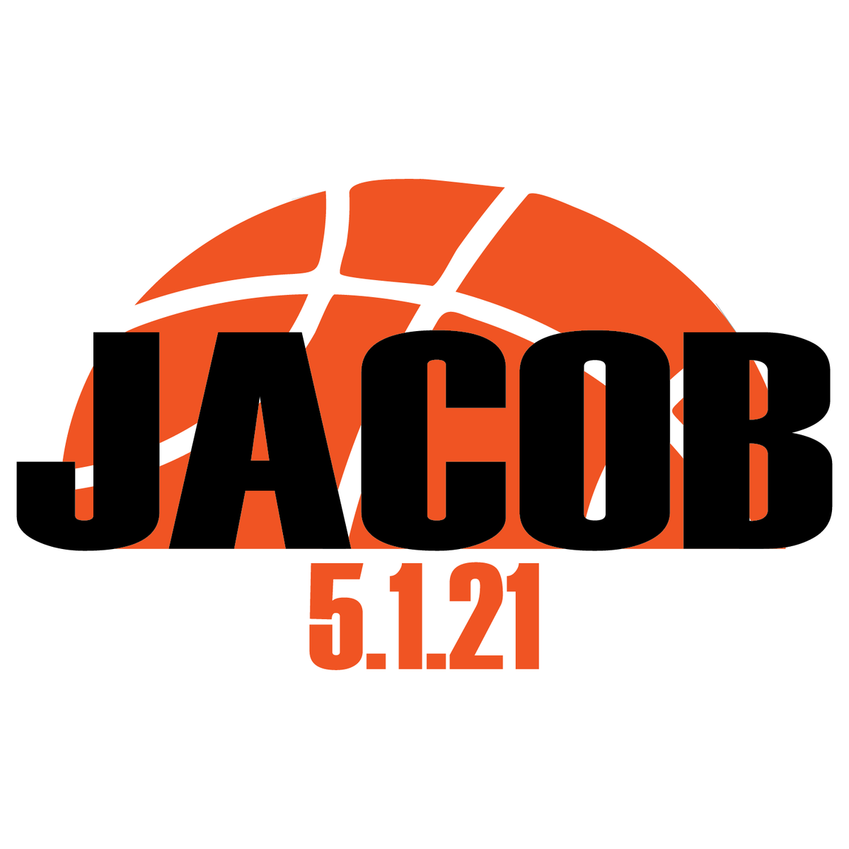 Hoop Dreams Basketball Bar and Bat Mitzvah Logo Design