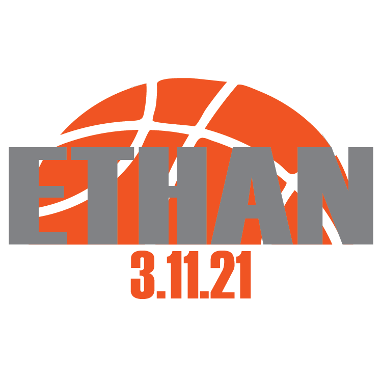 Sports Basketball Bar Bat Mitzvah Logo Design
