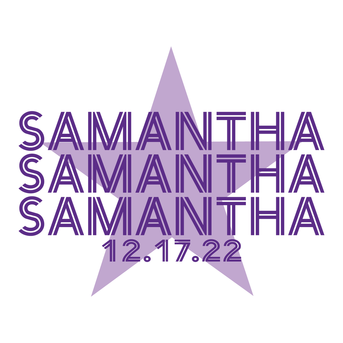 I Heart You - Heart / Star / Lightning Bolt Bat Mitzvah Logo Design