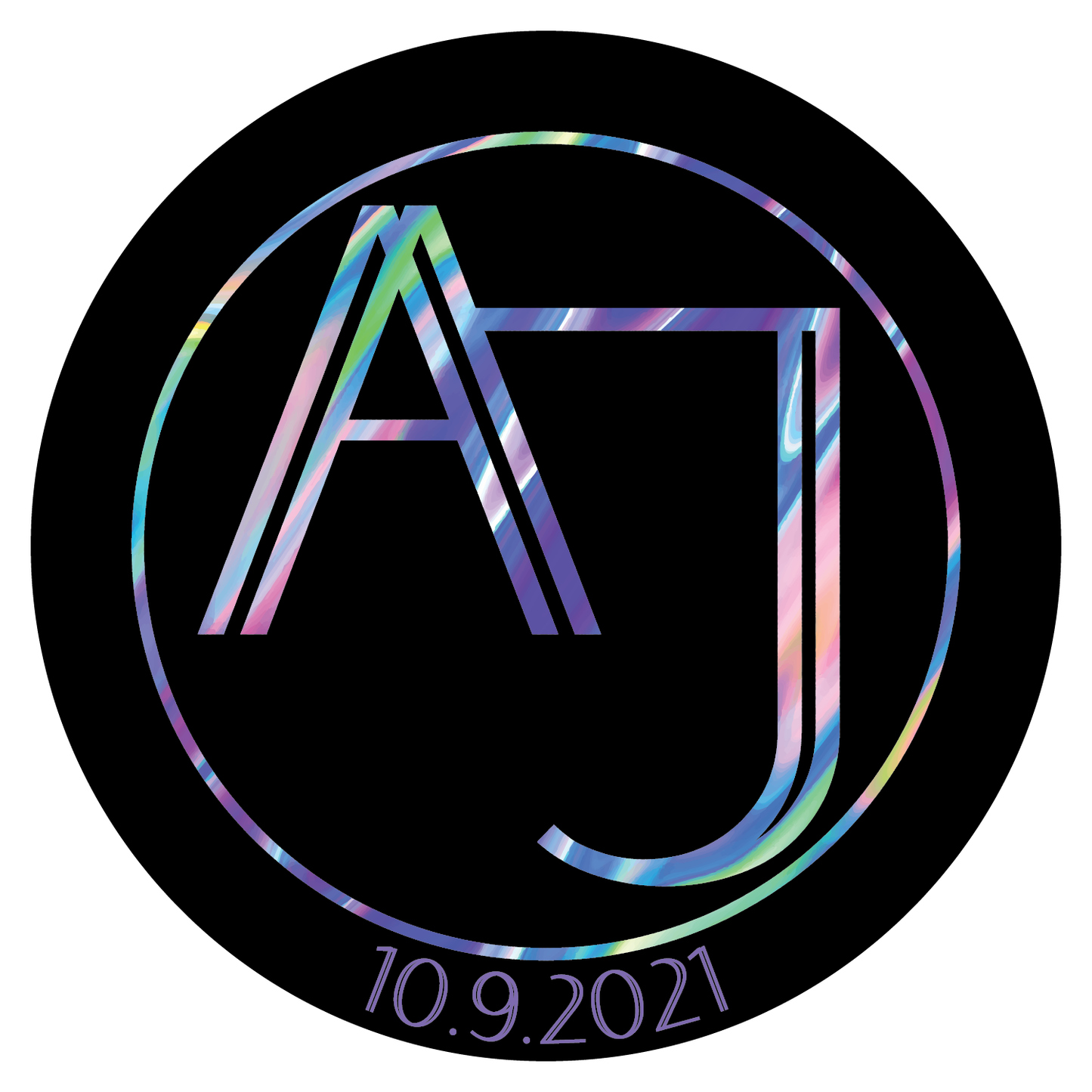 Neon Dream - Iridescent Bar and Bat Mitzvah Logo