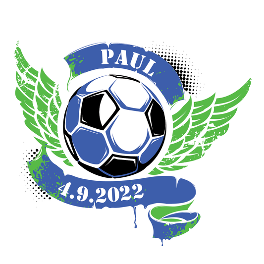 Kick It - Soccer Bar Mitzvah Logo Design