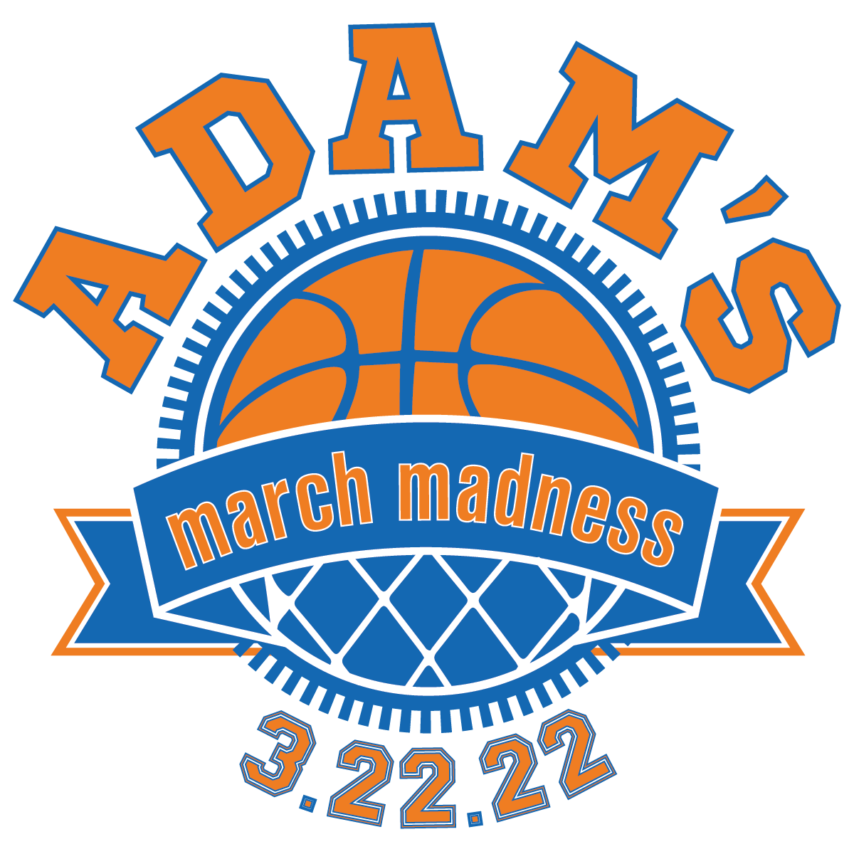 Sports Basketball Bar Bat Mitzvah Logo Design
