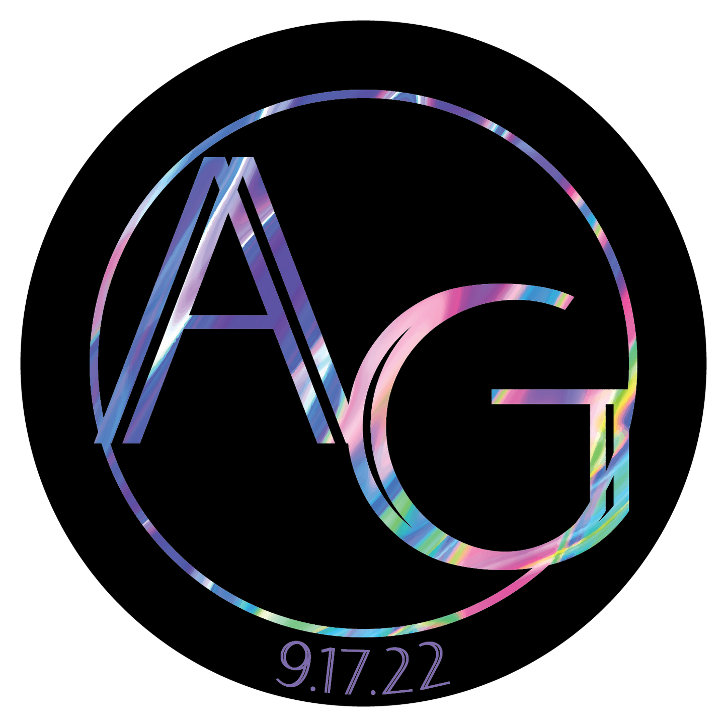 Neon Dream - Iridescent Bar and Bat Mitzvah Logo