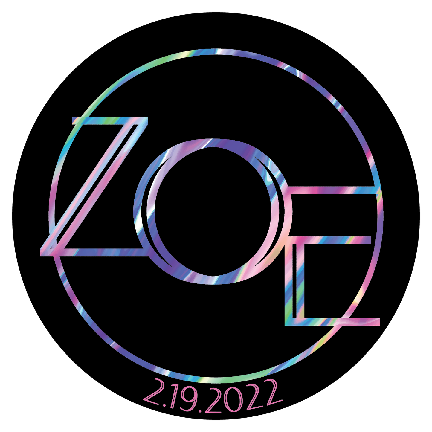 Neon Dream - Iridescent Bar and Bat Mitzvah Logo