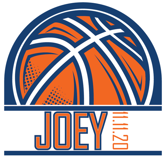 Sports Basketball Bar Bat Mitzvah Logo Design