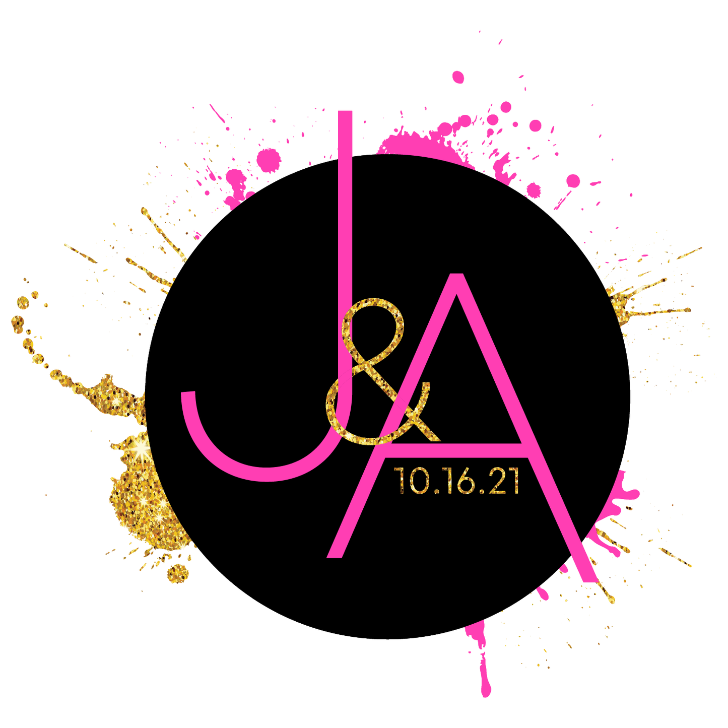 Spray Paint Power Bar and Bat Mitzvah Logo