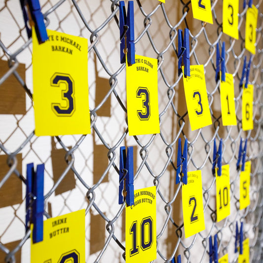 Custom Bar and Bat Mitzvah Place Card Design