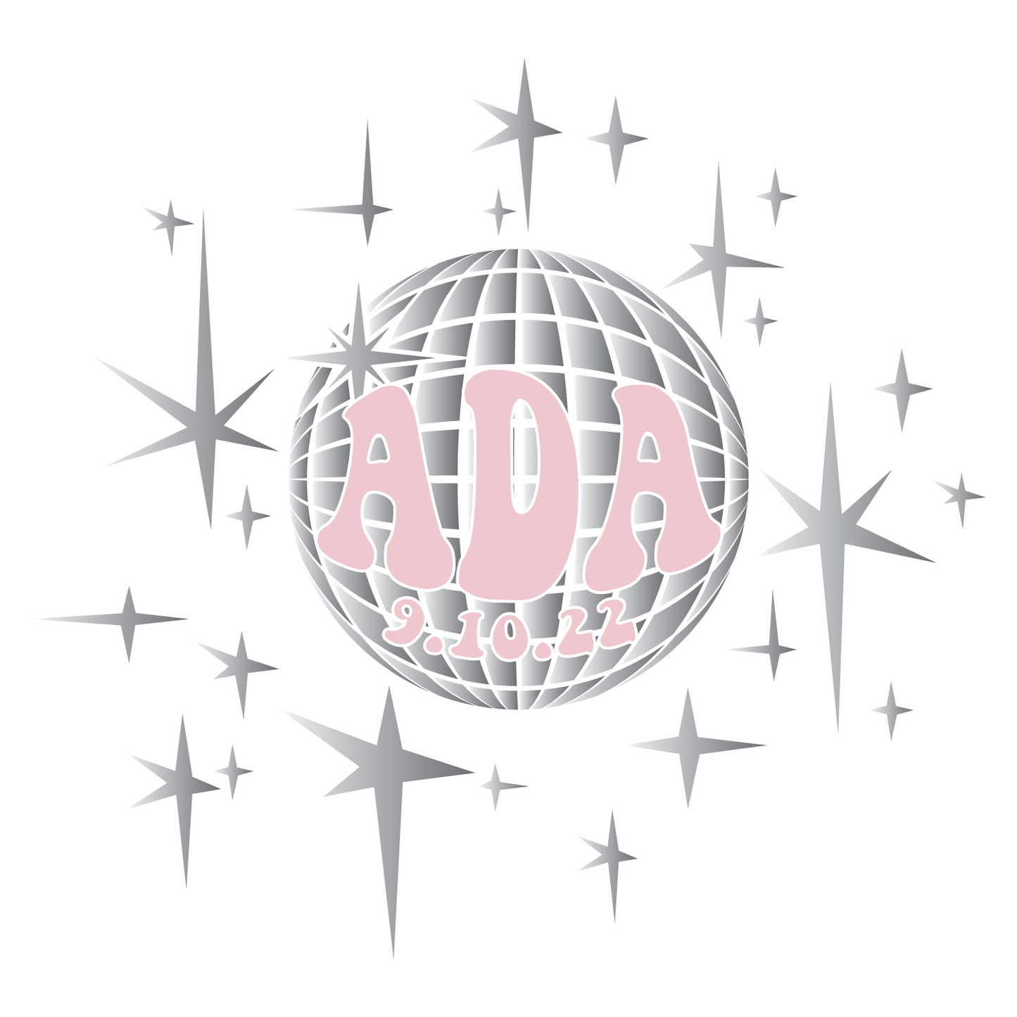 Disco Dancing - Bat Mitzvah Logo Design