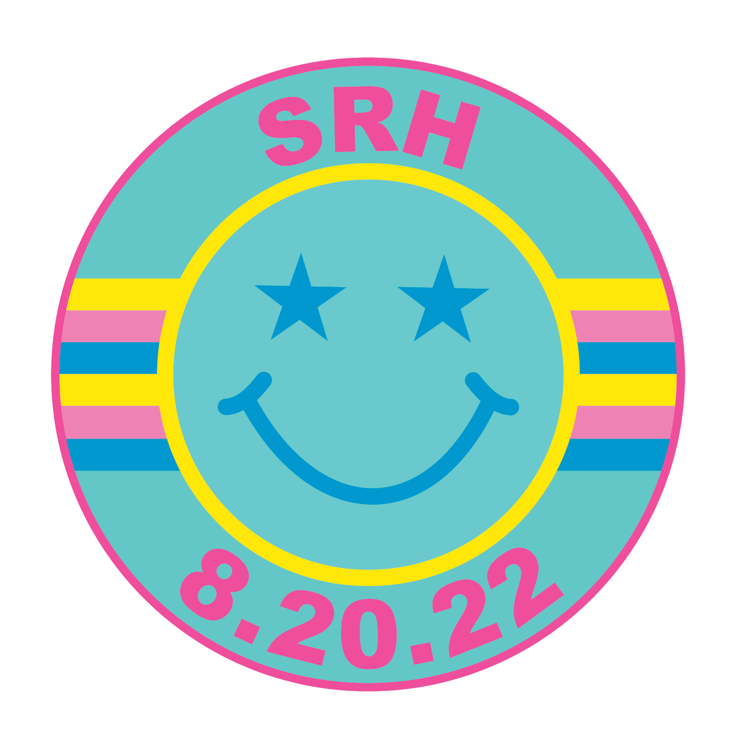 Smiley Bat Mitzvah Logo Design