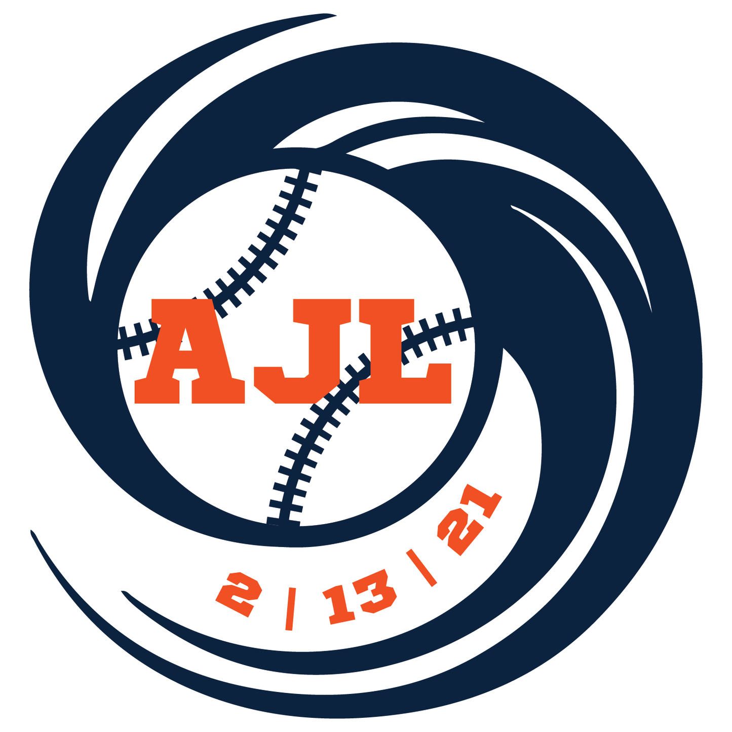 Baseball Swish Bar and Bat Mitzvah Logo