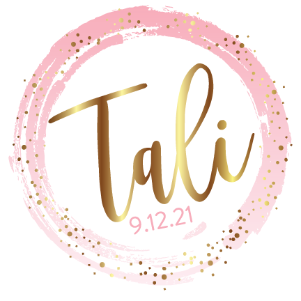 Spotted Gold Bat Mitzvah Logo Design